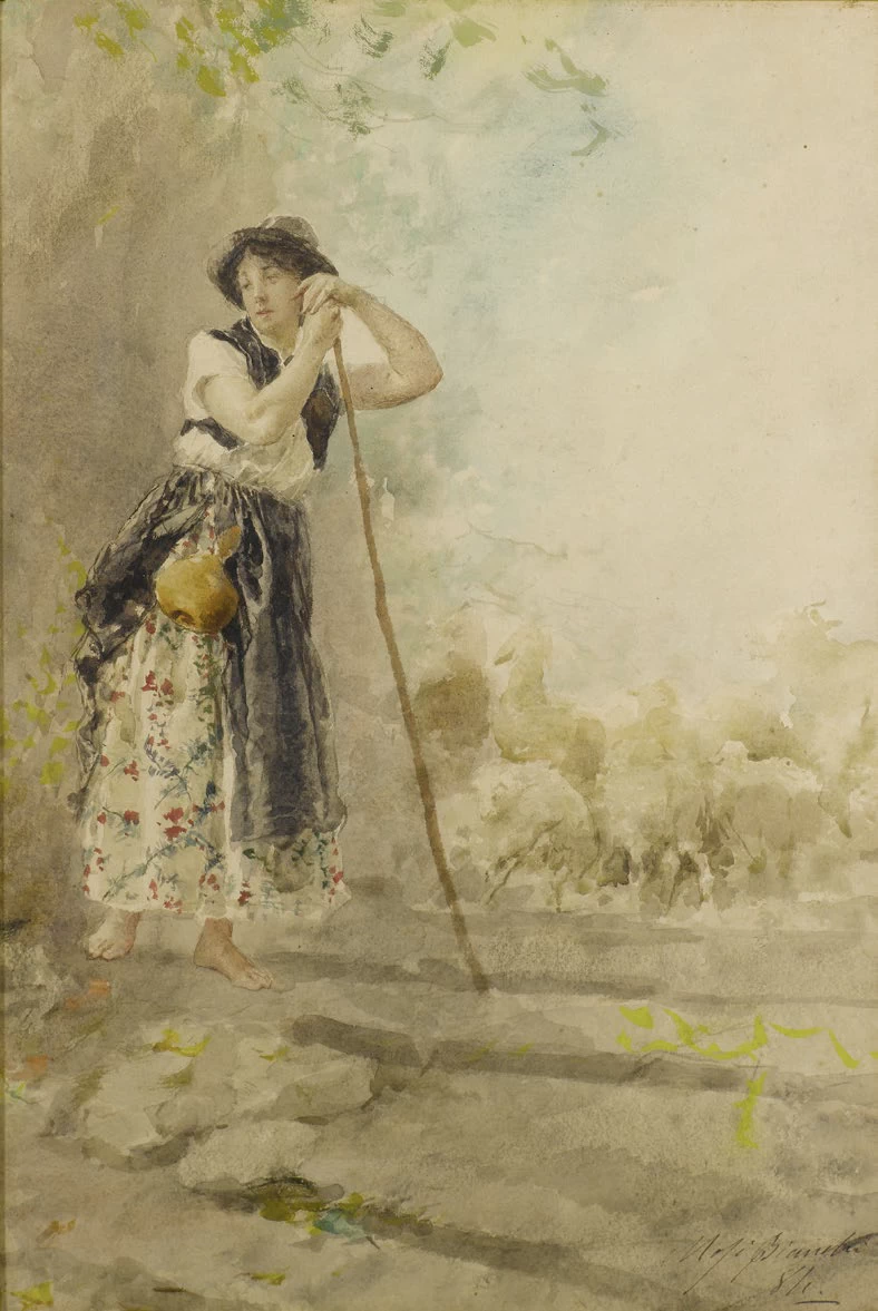 Pastorella [1884] - Galleria d’Arte Moderna, Milano